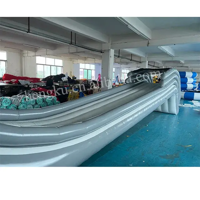Thumbnail: Wholesale favorable price inflatable yacht slide inflatable floating water boat 