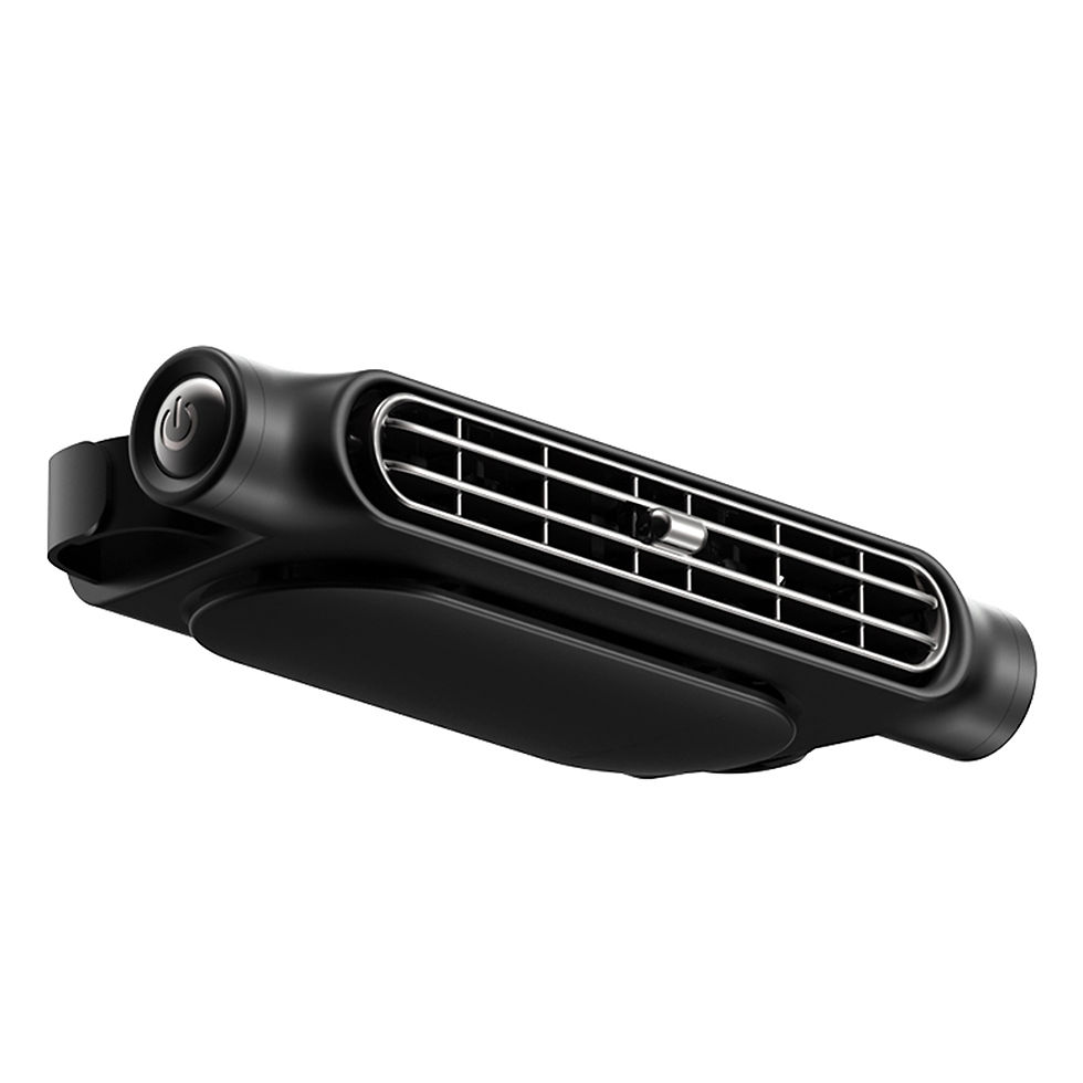 Thumbnail: Car New Rear Seat Cooling Fan Electric Three-Speed Adjustable Wind Speed Mini Fa