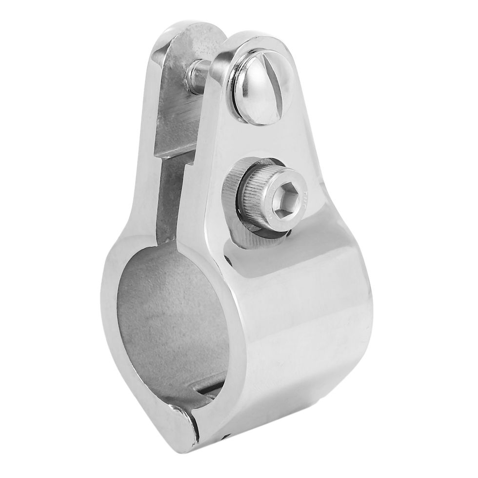 Thumbnail: 25Mm Fitting Boat Bimini Top Hinged Jaw Slide Marine Hardware 316 Stainless Stee
