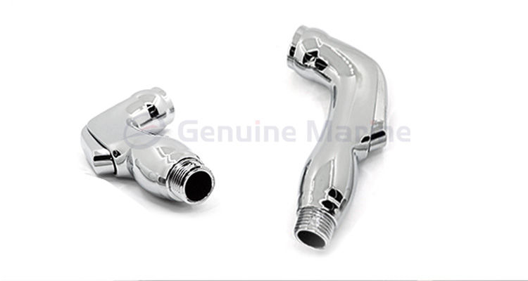 Thumbnail: Portable Hand Held Faucet Brass Thermostatic Chrome-Plated Silver Shower Spray F