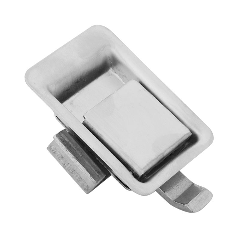 Thumbnail: Stainless Steel Recessed Mounted Latch Mini Flush Mount Paddle Handle Lock for R