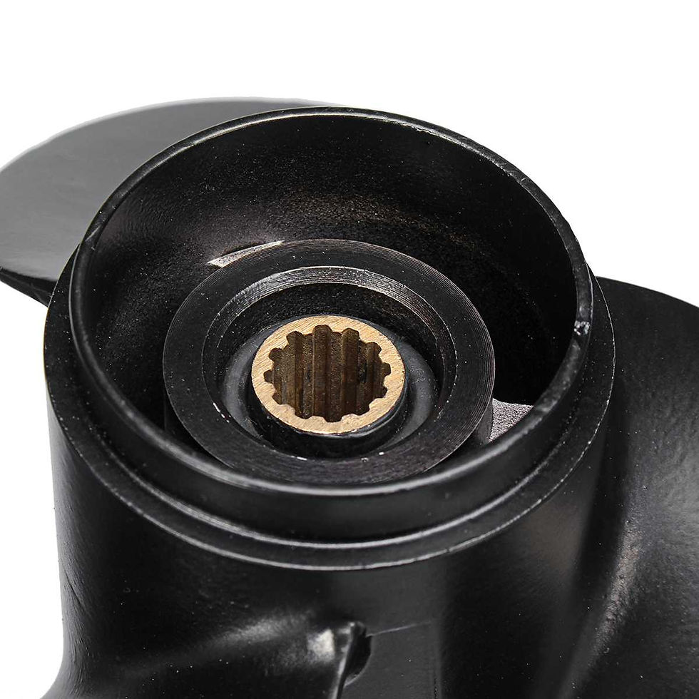 Thumbnail: 12 Spline Tooths 8-9.8HP Aluminum Alloy 3 Blades 3B2W64517-1 8.5X9 Outboard Prop