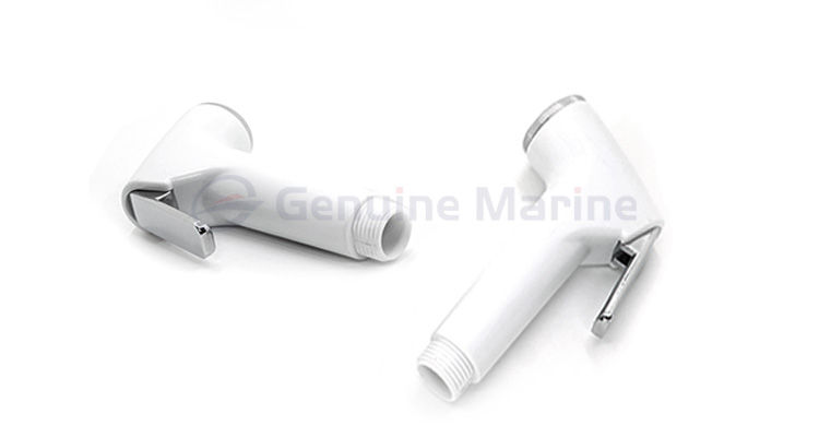 Thumbnail: Portable Hand Held Faucet Brass Thermostatic Chrome-Plated Silver Shower Spray F