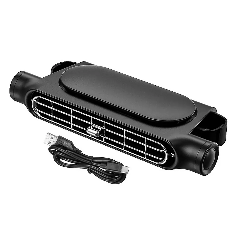 Thumbnail: Car New Rear Seat Cooling Fan Electric Three-Speed Adjustable Wind Speed Mini Fa