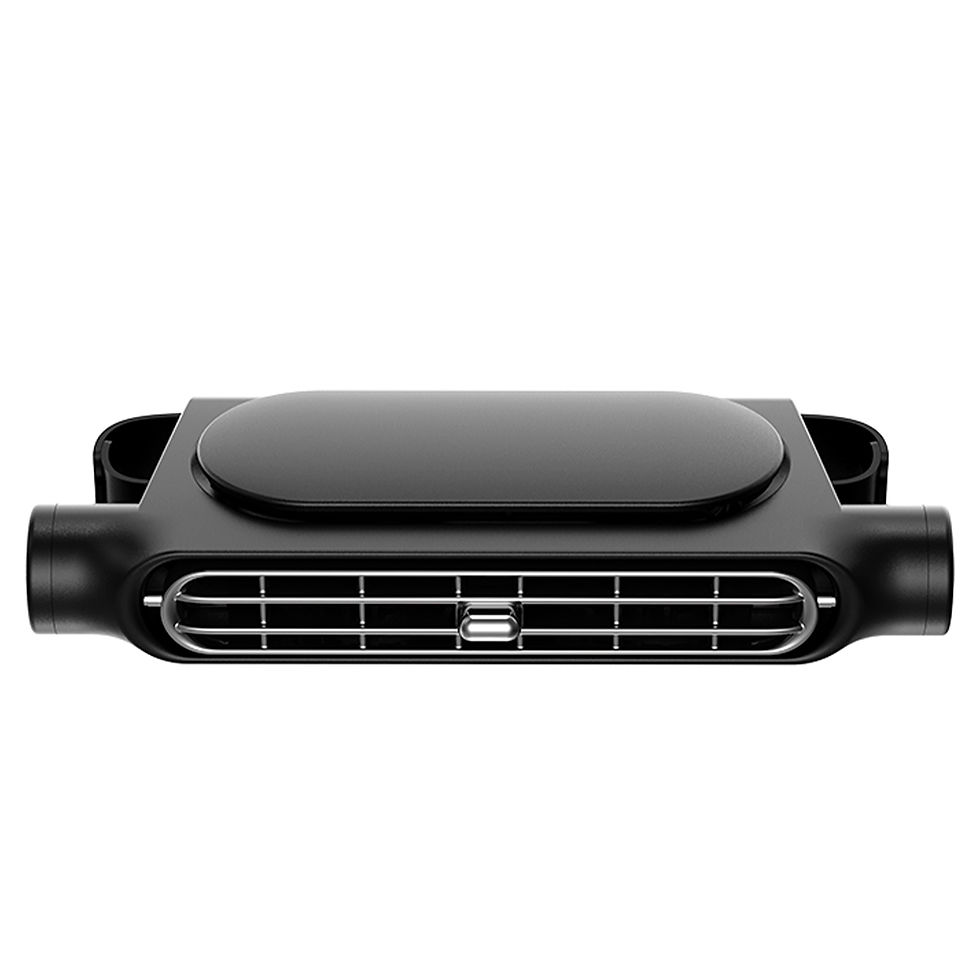 Thumbnail: Car New Rear Seat Cooling Fan Electric Three-Speed Adjustable Wind Speed Mini Fa