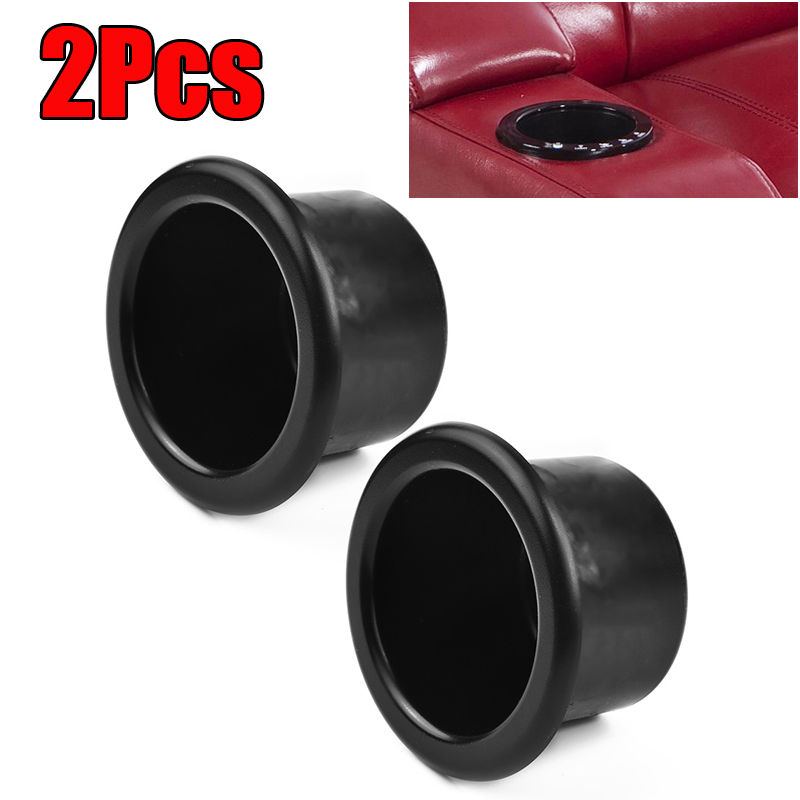 Thumbnail: 2 Pcs Car Cup Water Drink Holder Recessed Fit For RV Car Camper Boat Trailer Bla
