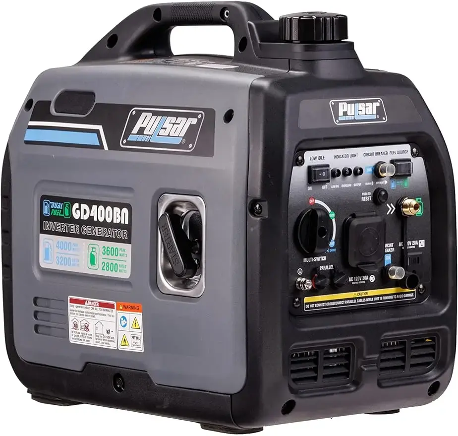 Thumbnail: Pulsar Products For GD400BN, 4000W Portable super-quiet Dual Fuel & Parallel Cap