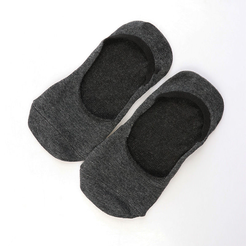 Thumbnail: 6 Pairs/Lot Men's Bamboo Breathable Invisible Socks Low Cut Casual Cotton Boat N