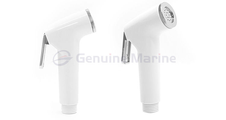 Thumbnail: Portable Hand Held Faucet Brass Thermostatic Chrome-Plated Silver Shower Spray F