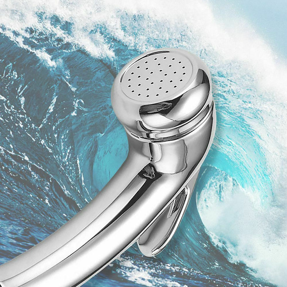 Thumbnail: Caravan Motorhome Trigger Shower Head Chrome Roma On/Off Water Flow Hot Fit Camp