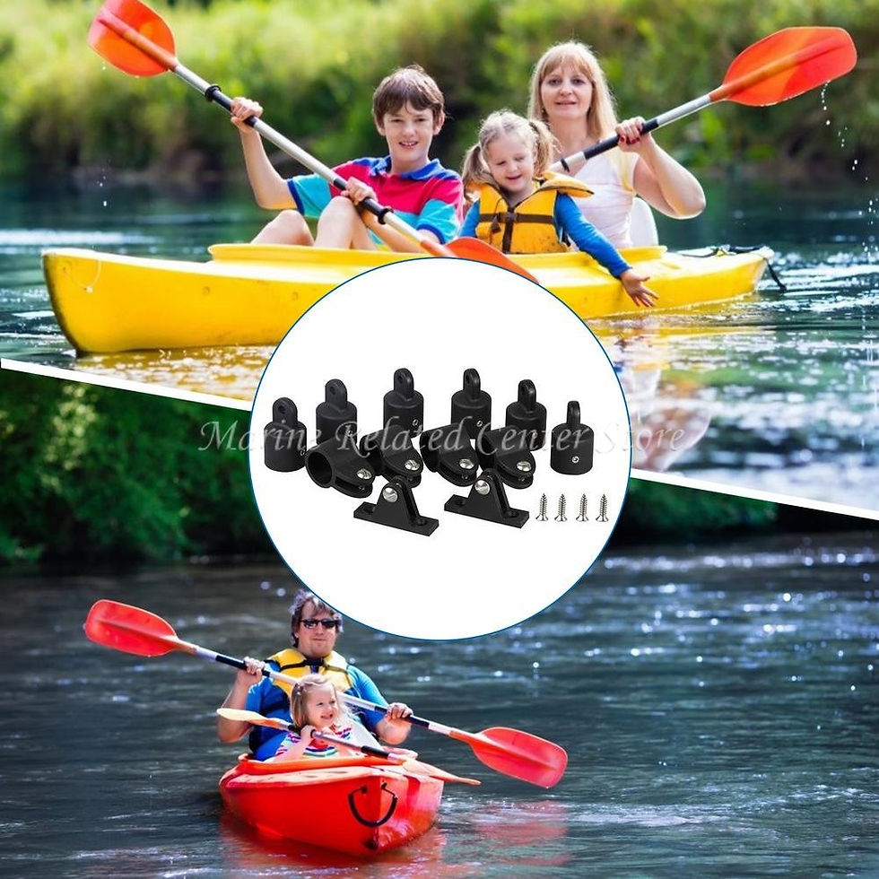 Thumbnail: 12pcs Nylon Marine Boat Canopy Cover Bimini Top Deck Hinge Jaw Slide Eye End Fit