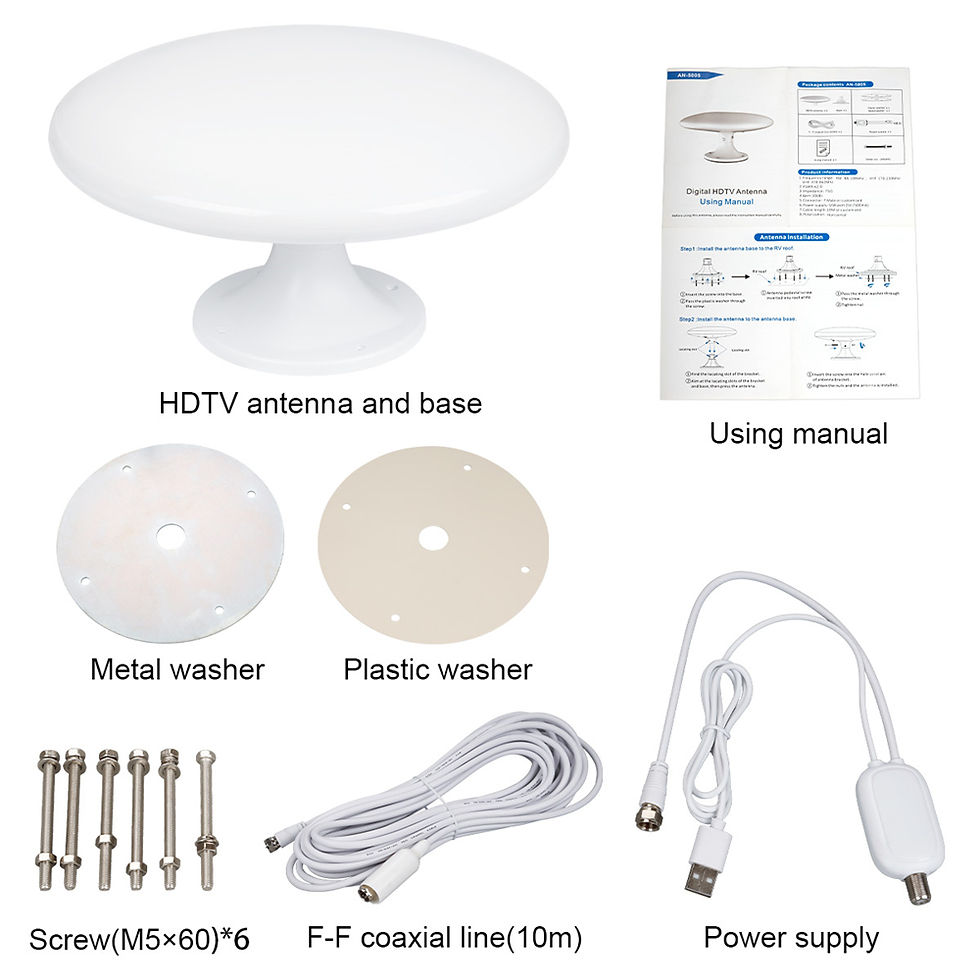 Thumbnail: Outdoor RV Caravan Camper Marine Digital DVB TV Terrestrial DAB+ FM Omni Directi