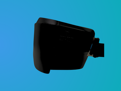 Side profile of the videonystagmography device called VNG Eye