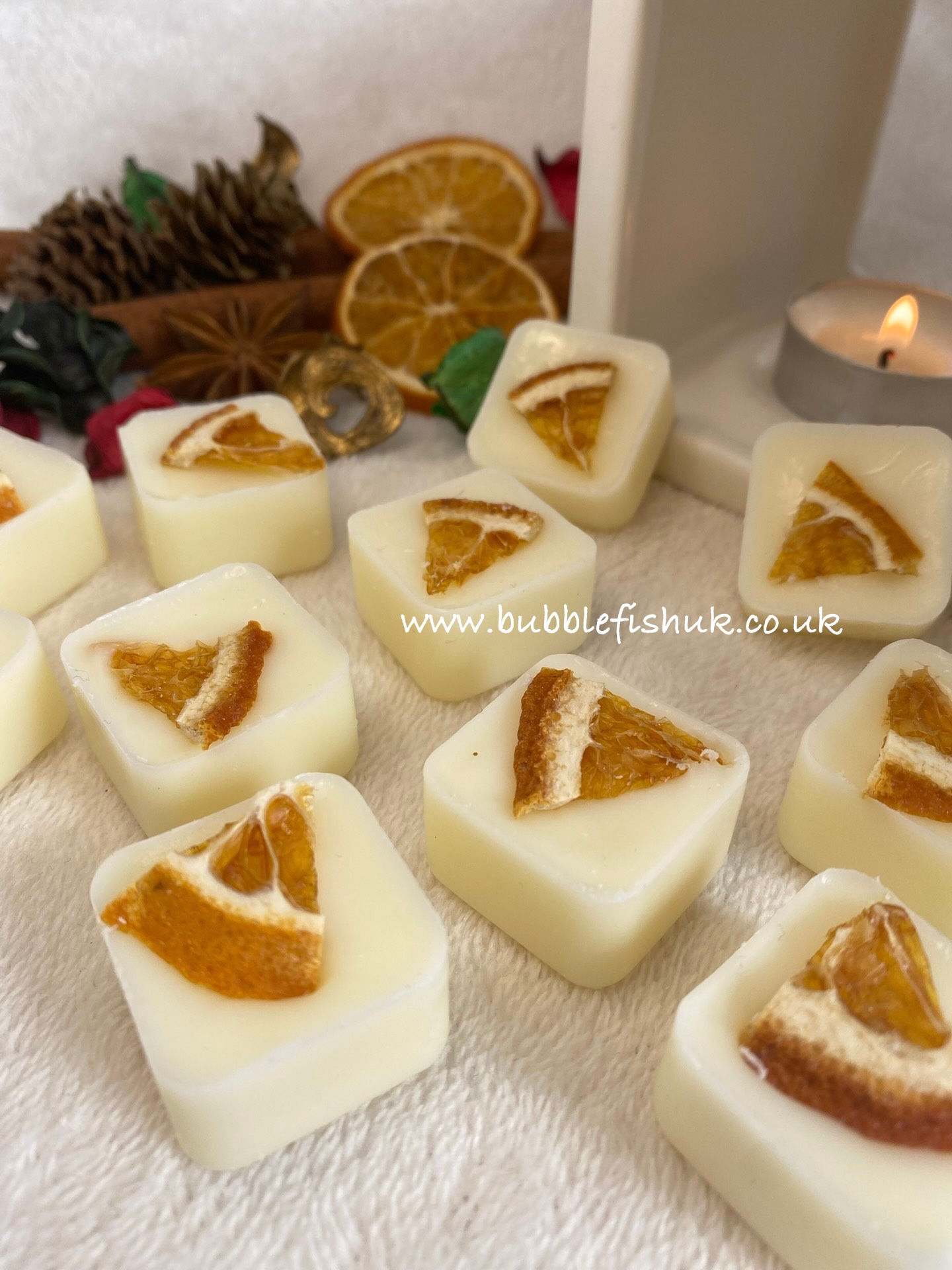 Christmas Scent Handmade Botanical Wax Melt - orange cinnamon