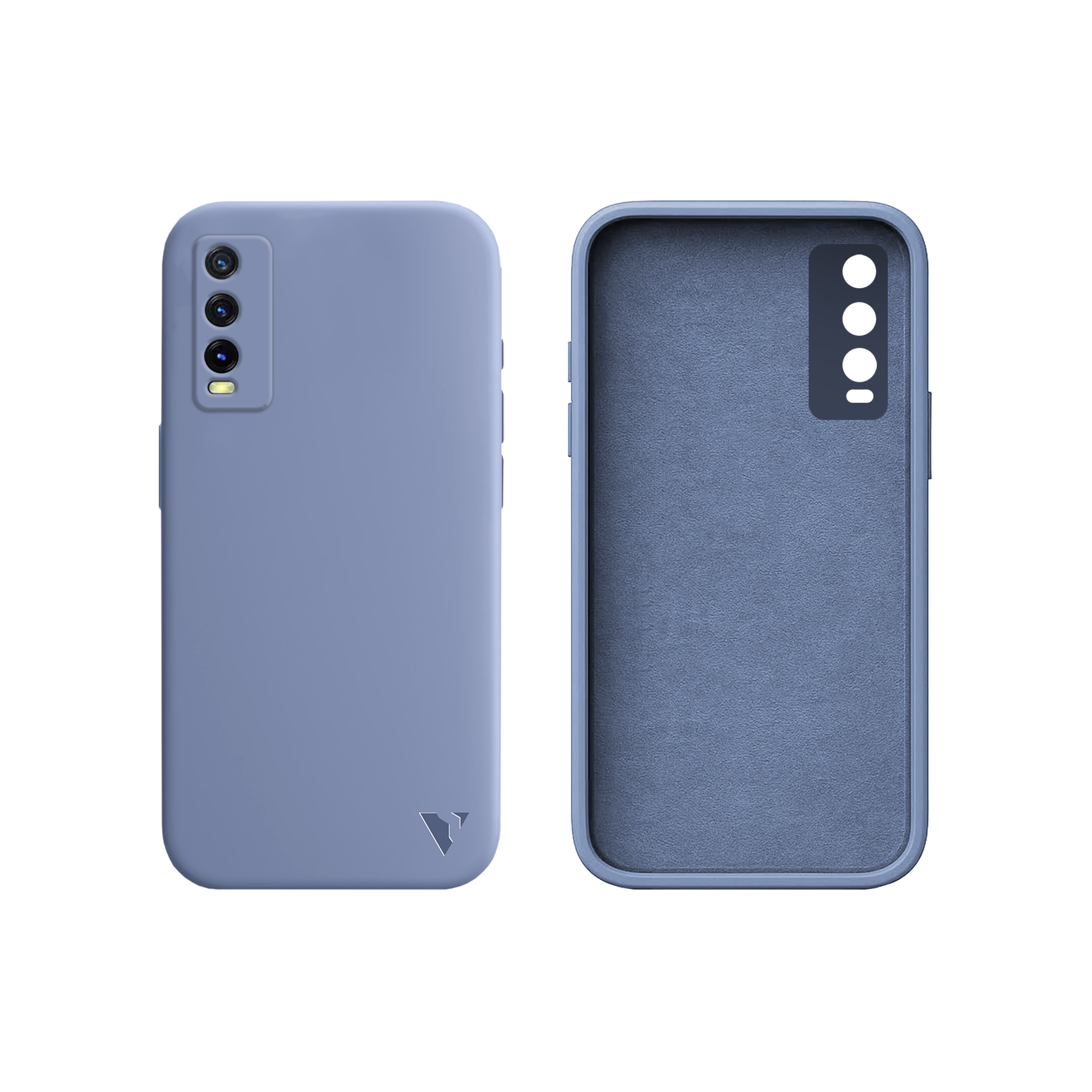 V-Matte Silicone Back Cover Case For VIVO Y20