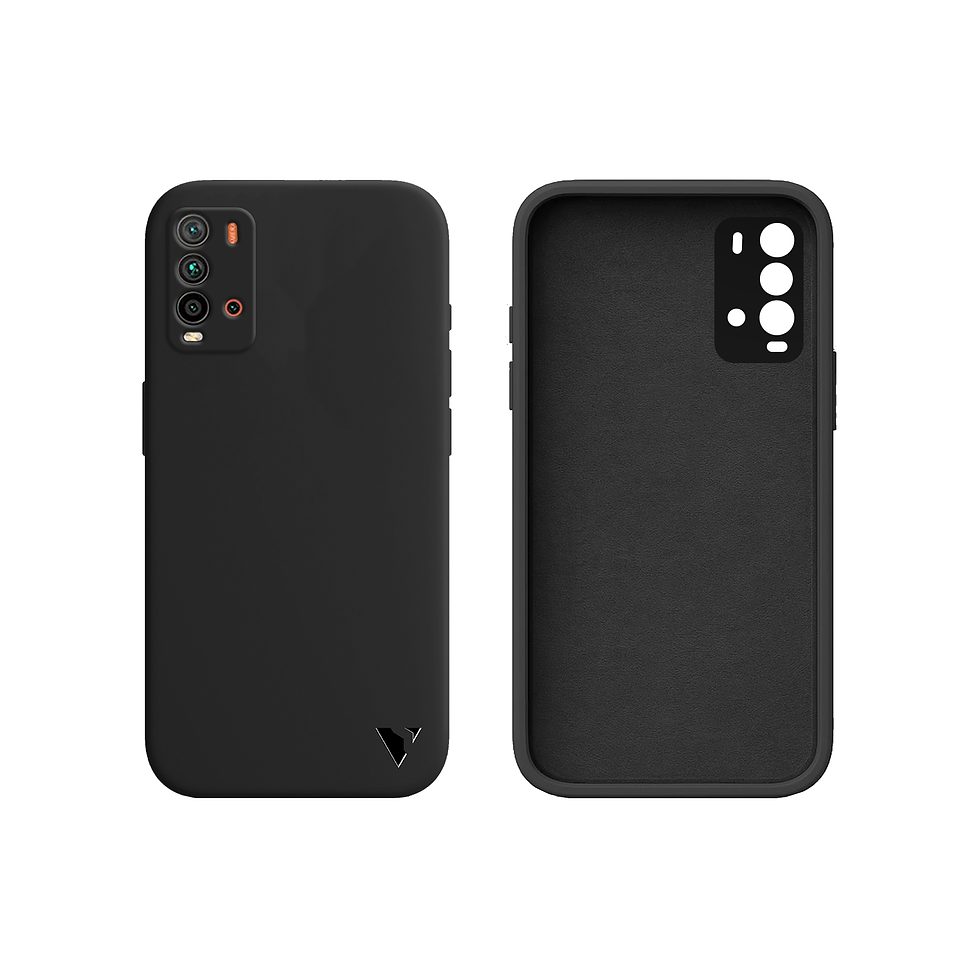 V-Matte Silicone Back Cover Case For POCO M3