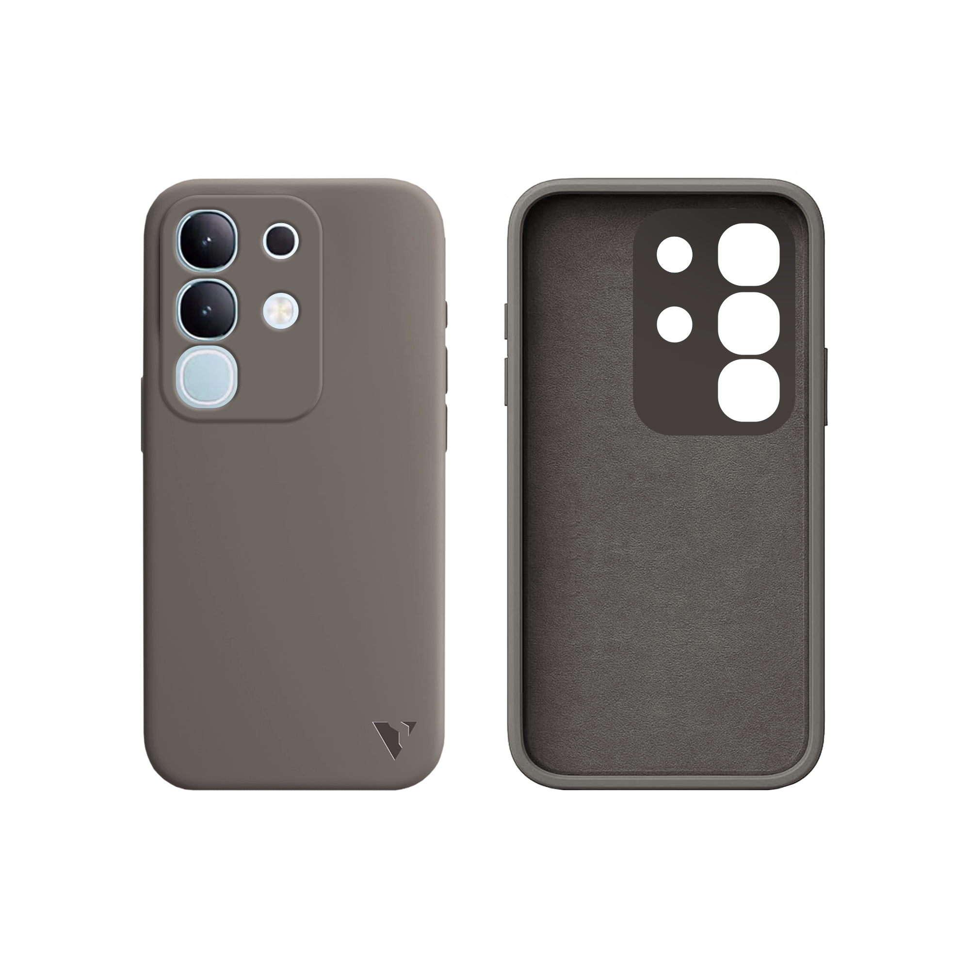 V-Matte Silicone Back Cover Case For VIVO T4 X
