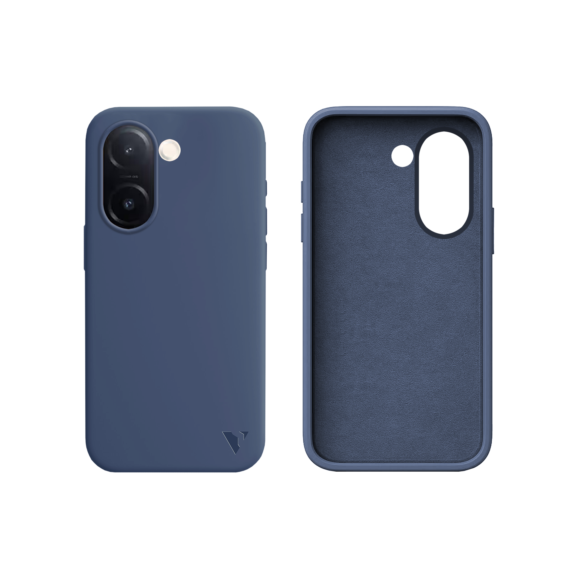 V-Matte Silicone Back Cover Case For VIVO V60E