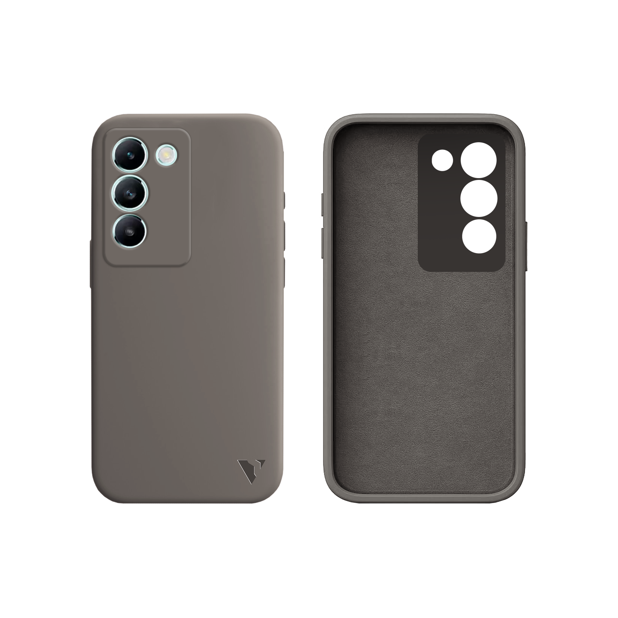 V-Matte Silicone Back Cover Case For VIVO T3