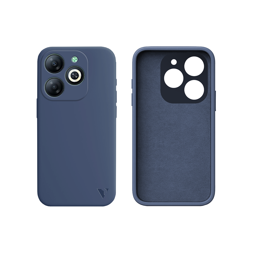 Thumbnail: V-Matte Silicone Back Cover Case For INFINIX SMART 8HD