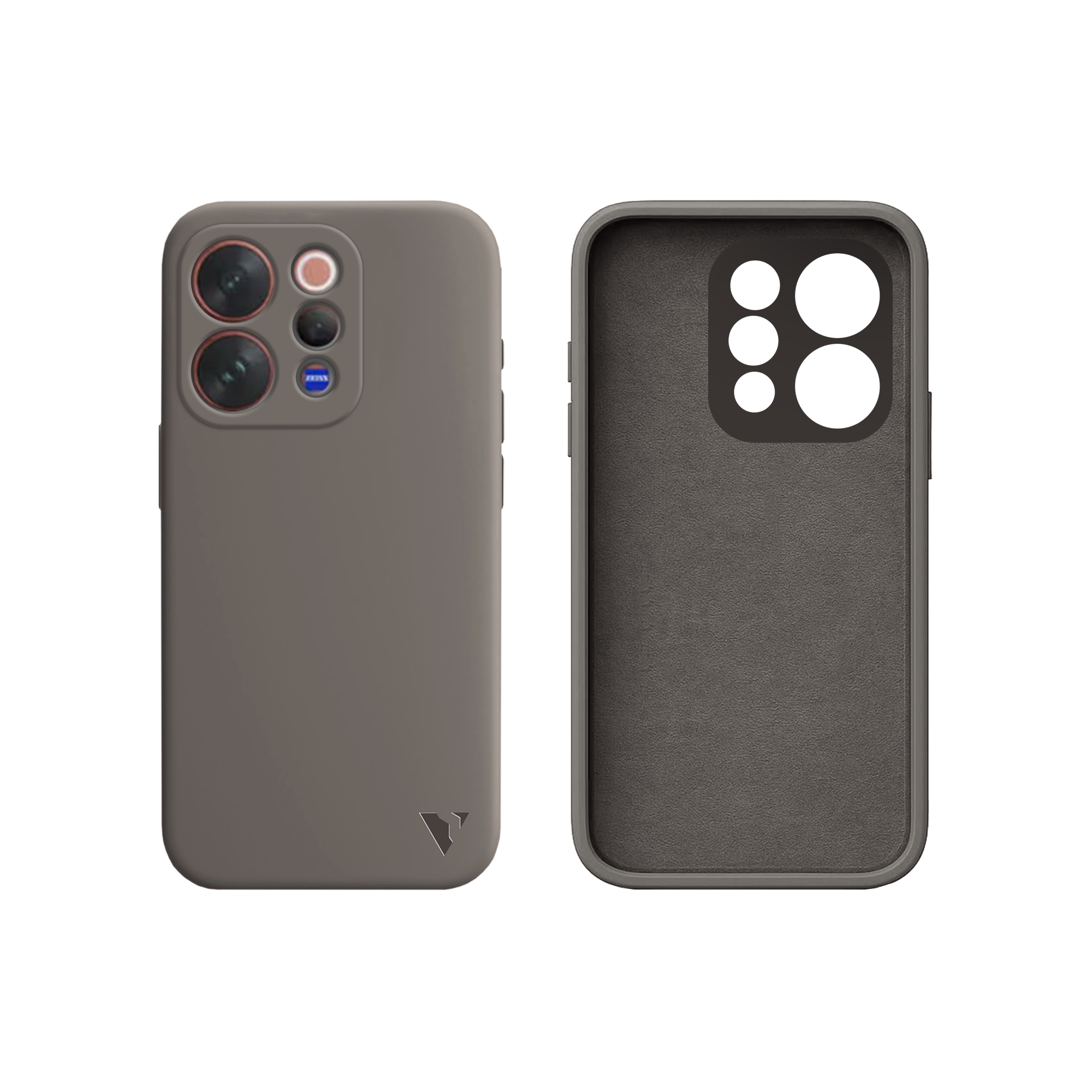 V-Matte Silicone Back Cover Case For VIVO V70