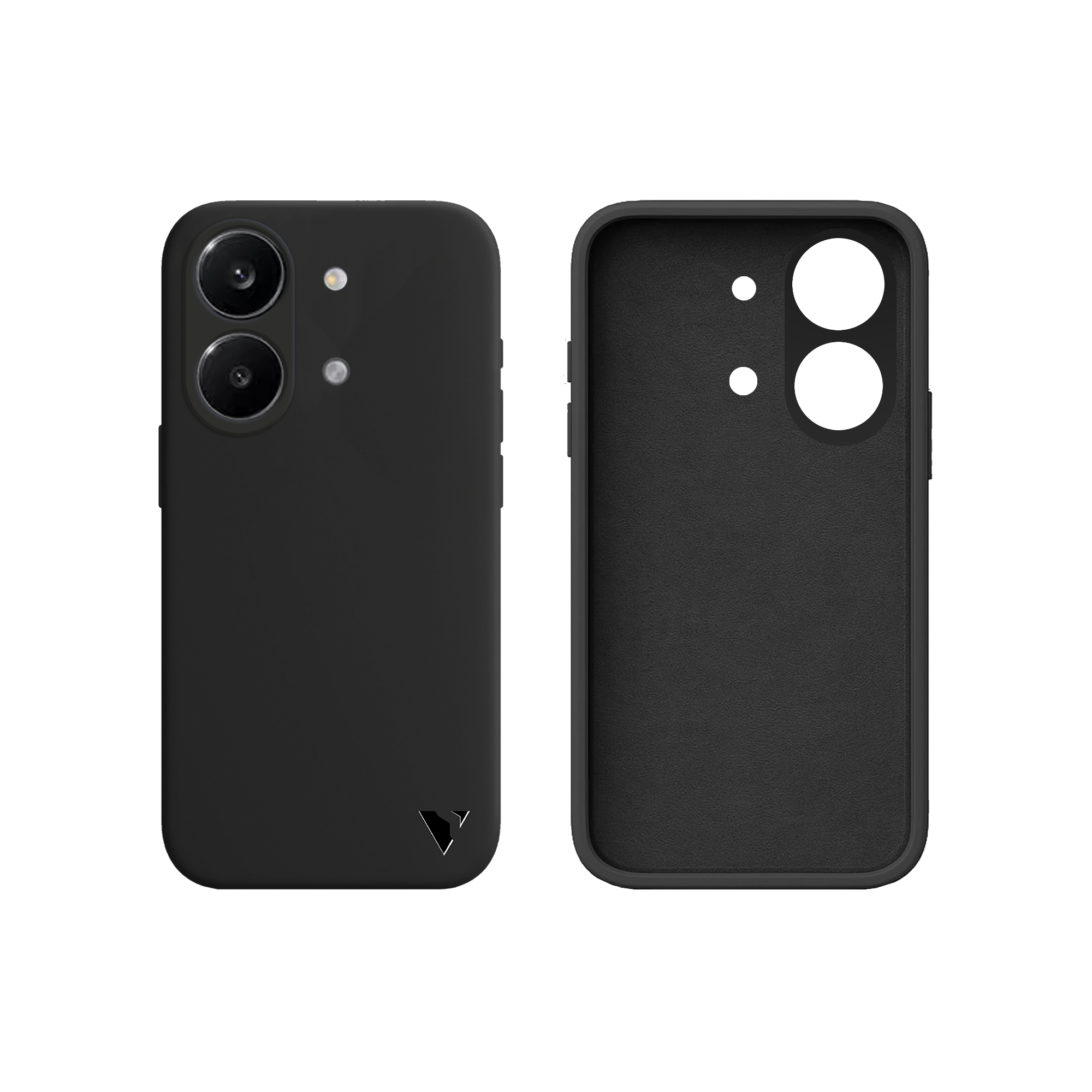 V-Matte Silicone Back Cover Case For POCO X8 PRO