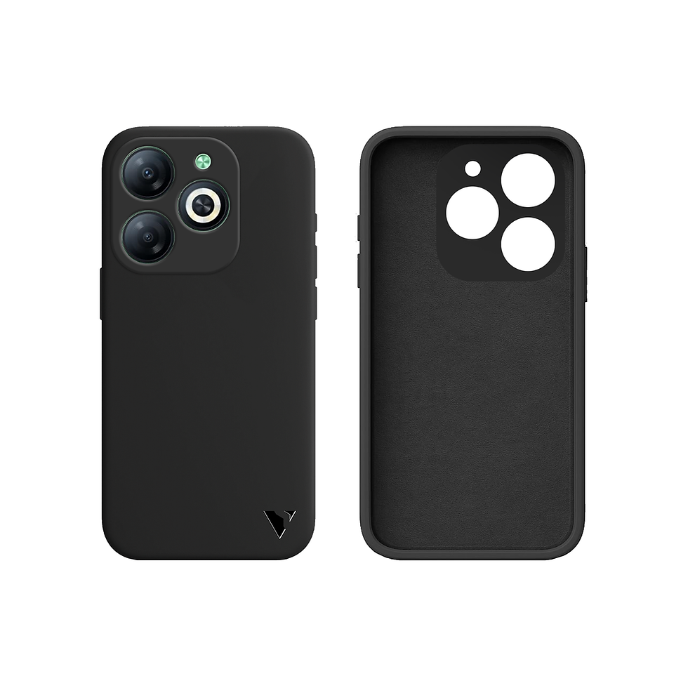 Thumbnail: V-Matte Silicone Back Cover Case For INFINIX SMART 8HD