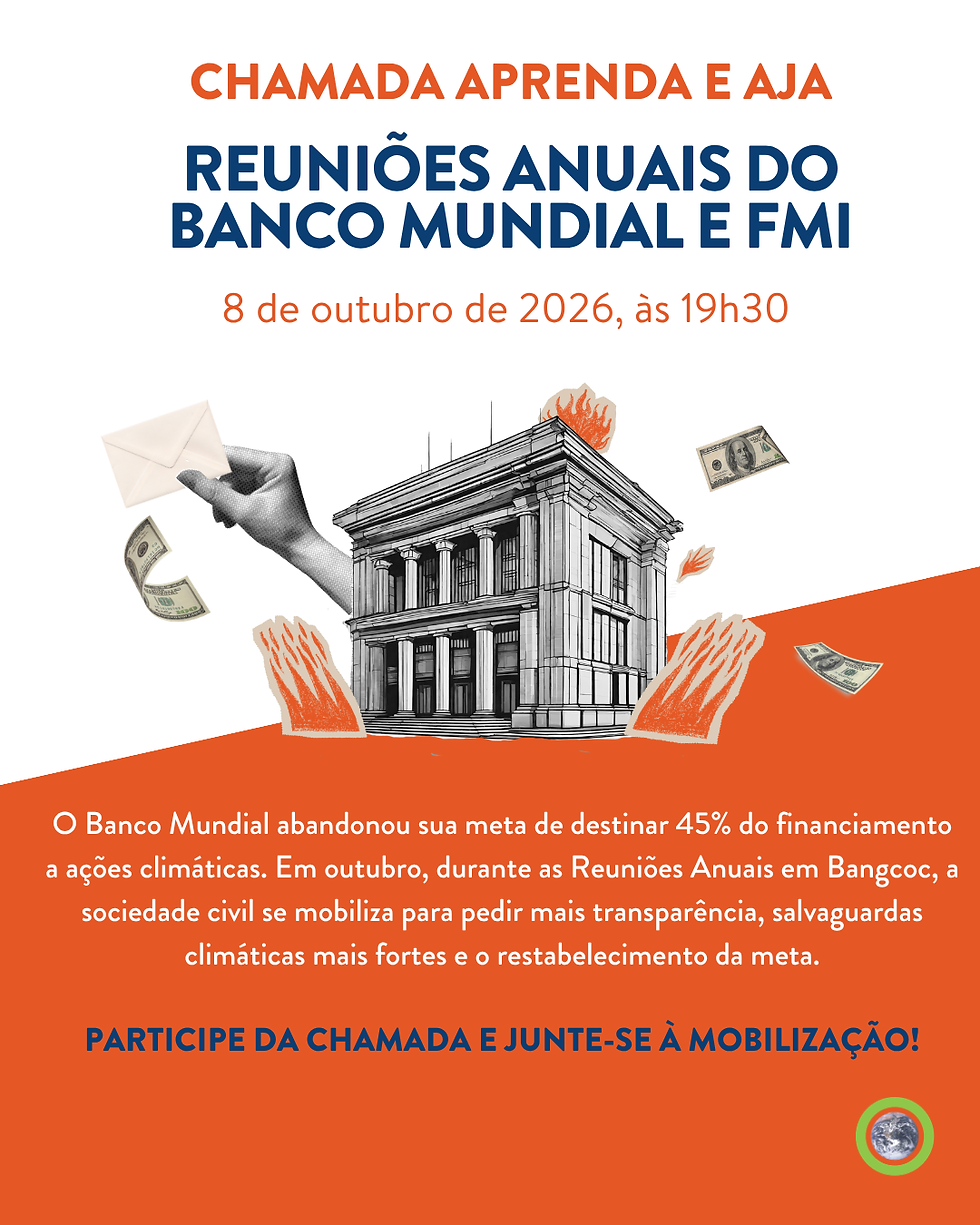 Reuniões Anuais do Banco Mundial: Chamada “Aprenda e Aja”