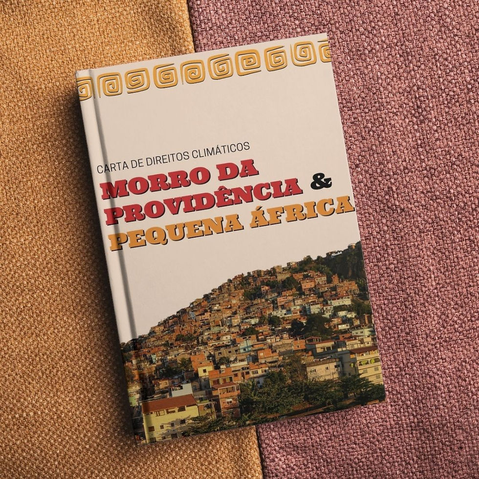 capa da carta di direitos climáticos morro da providência e pequena áfrica