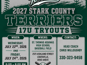 17U Baseball Tryouts For Summer 2027!