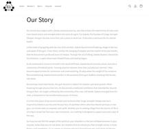 Our Story Write Up