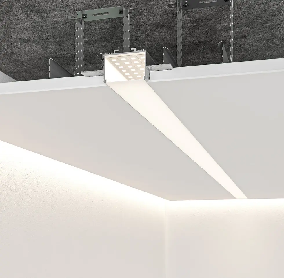 Thumbnail: Separating Shadow Gap Profile with LED Channel 40mm x 3000mm - RST40