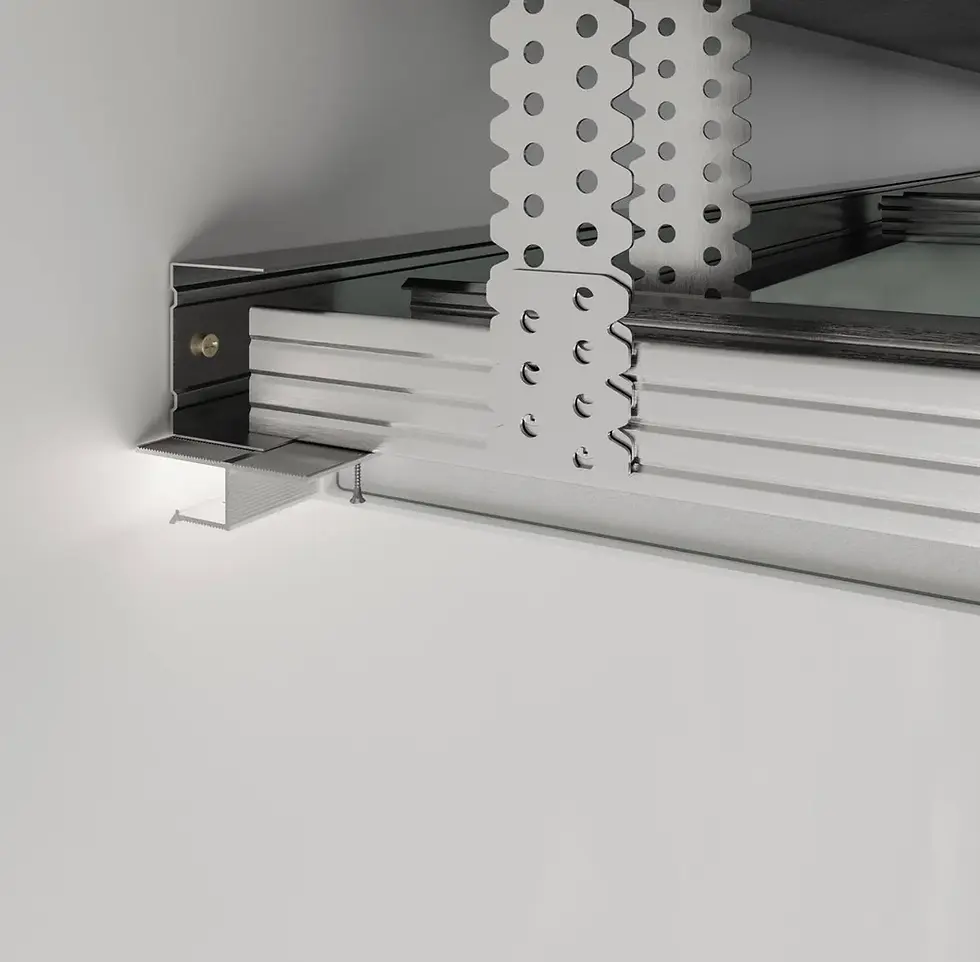 Thumbnail: Separating Shadow Gap Profile with LED Channel 13mm x 2500mm - RST13_12