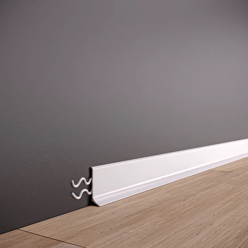 Aluminium Skirting Board 40mm x 2600mm  - ASP40