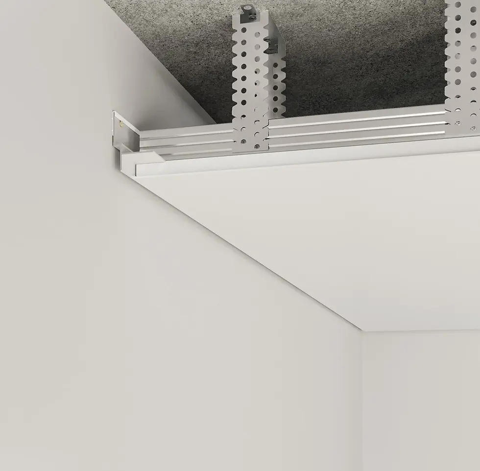 Thumbnail: Aluminium Ceiling Shadow Gap Profile 10mm x 2500mm - AST10
