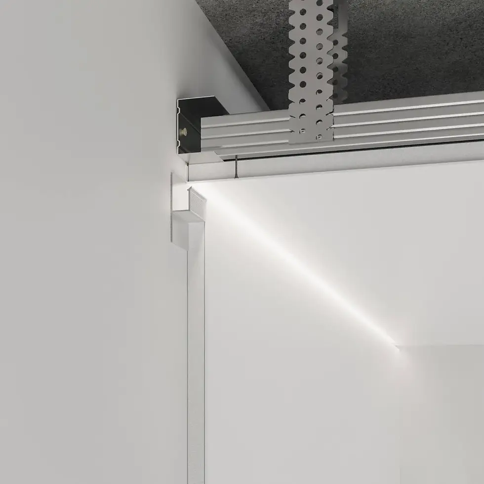 Thumbnail: Separating Shadow Gap Profile with LED Channel 13mm x 2500mm - RST13_12