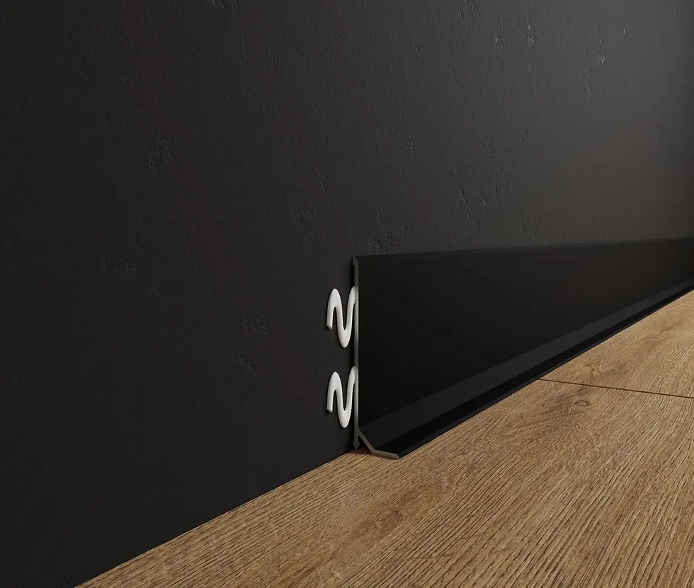 Thumbnail: Aluminium Skirting Board 58mm "Arrow" Series 2600mm - ASP58