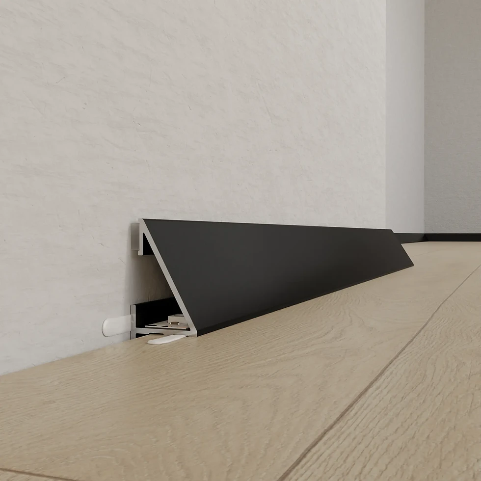 Thumbnail: Aluminium Mini Skirting Board "Tinline" Series 2600mm - MPV301