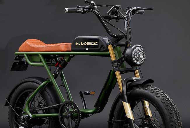 AKEZ 20" Fat Tire Electric Scooter Bike S1 West Los Angeles Authorized Dealer New and Used E-Bikes West Los Angeles Electric Bike and Bicycle Shop Local E-Bike Tune-Ups Repair Maintenance Assembly Services 310-694-5934
