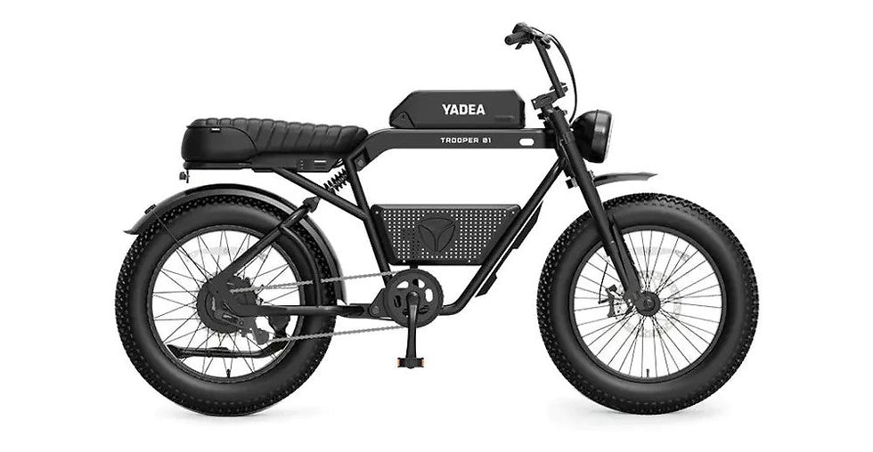 YADEA TROOPER 01 RE Fat-Tire Electric Bikes NEW and USED E-Bikes SALES and Local Full-Service Tune-Ups Repair Maintenance Assembly E-Bike Services The ReCYCLIST Bike Shop West Los Angeles 90066 YADEA Authorized Dealer 310-905-5386