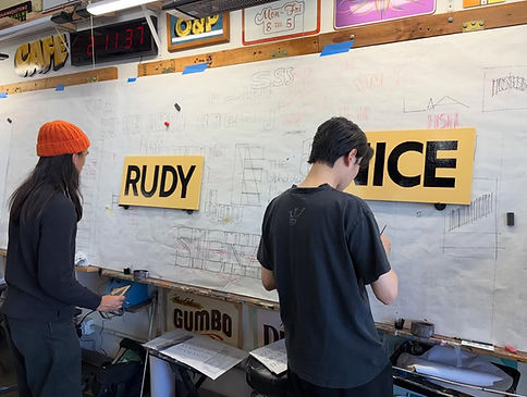 8-Week Sign Painting Course Hand-Painted Sign Artist Alex Kurakake Smart Alex Signs