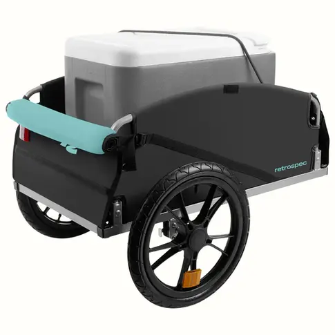 Rover Hauler Cargo Bike Trailer Color Blue Ridge. Los Angeles Electric Bikes and Bicycles Sales and Services RETROSPEC Authorized Dealer in West Los Angeles. E-Bike and Bike Repairs, Tune-Ups, Maintenance, and Assembly near Venice Beach, Marina Del Rey, Playa Vista, Playa Del Rey, UCLA, Southern California. Call 424-387-4388.