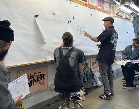 1st Semester 8-Week Sign Painting Course Smart Alex Hand-Painted Signs Los Angeles