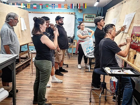 3-Day Hand Lettering & Layout Orange County Sign Painting Workshop Alex Kurakake