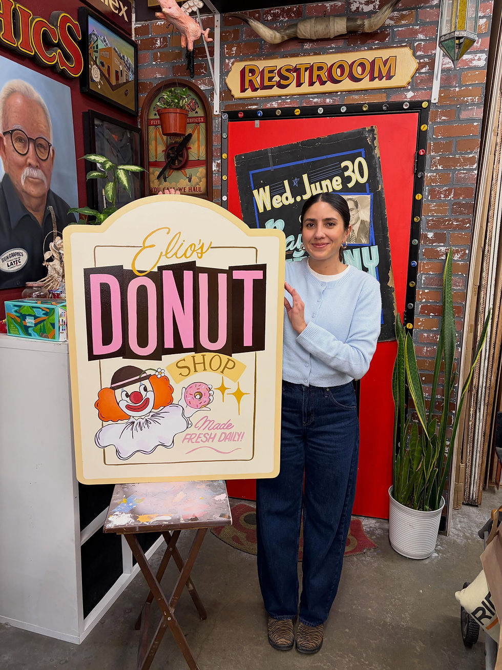 1st Semester 8-Week Sign Painting Course Every Wednesday September 2 - October 21, 2026 48 Hours at $800 from 8:00am to 2:00pm with Alex Kurakake Los Angeles Trade Tech Sign Alumni Orange County Hand-Painted Sign Artist Huntington Beach Sign Instructor ENROLL TODAY Southern California Hand-Painted Sign Painting Workshop Company Smart Alex Hand-Painted Signs 714-274-7930