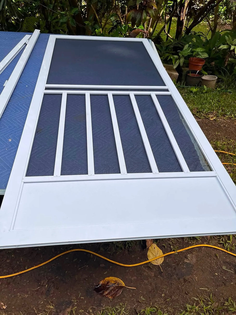 Custom Screen Doors Replacement and Installation Services Princeville 96722 Professional Screen Replacement Experts KAUAI ISLAND SCREENS SPECIALISTS Window and Door Screen Replacement Company Residential Homes Property Management Hotels Resorts Apartments Luxury Condominiums Kauai Hawaii 808-720-2688