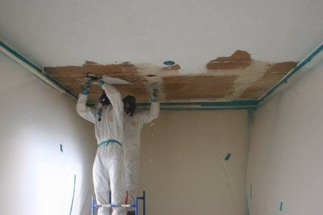Asbestos-Contaminated Popcorn Ceiling Texture Professional Asbestos Removal Asbestos Inspection Asbestos Testing HAWAII Abatement Services - OAHU Asbestos Abatement Removal Company 24 Hour Emergency Services IICRC Certified Asbestos Removal Firm KR Services LLC Honolulu Homes Businesses 808-400-9128