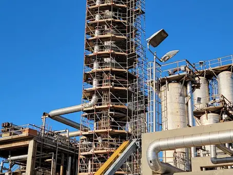 Kapolei Scaffold Rentals Project Highlight: Power Plant Supported Scaffold HEIGHT 123 Feet GREEN TAG CERTIFIED Scaffolding Equipment
