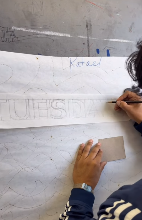 Smart Alex Hand-Painted Signs Southern California Sign Painting Workshops Company 8 Week Sign Painting Course WEEK 2 SUM-UP: From Basic Brush Strokes to Gothic Chart Painting—Adding the Thick & Thin Alphabet to the Lettering Arsenal Techniques Hand-Painted Sign Artist LA Trade Tech Sign Alumni Alex Kurakake Orange County Hand-Painted Aspiring Sign Painters