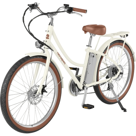 RETROSPEC® Beaumont Rev 2 City Electric Bike - Step Through Color: Eggshell. Los Angeles Electric Bike and Bicycle Shop. RETROSPEC® Authorized Dealer. Trusted Electric Bicycle and Bicycle Mechanics. Full Service Local E-Bike, Bike, and Adult Trike Sales, Rentals, Tune-Ups, Repair, Maintenance, and Assembly Shop near West Los Angeles, Marina del Rey, Playa del Rey, Calabasas, Culver City, Santa Monica, Beverly Hills, Playa Vista, Venice, UCLA, Westside, Brentwood, Venice Beach. Call: 310-878-0965
